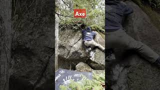 Axe V1 climbed by Richer Larivière valdavidbouldering bouldering [upl. by Kennard]