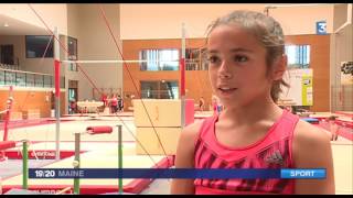 Rose 11 ans vicechampionne de France de gymnastique [upl. by Bellina448]