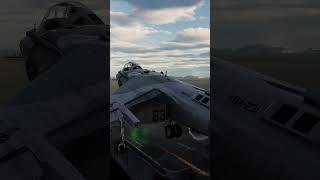 I Landed on the Carrier AV8B Harrier dcs flightsimulator gaming [upl. by Merrie354]