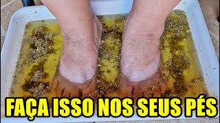 BANHO NOS PÉS COM CAMOMILA RITUAL MILENAR ALIVIA AS DORES INCHAÇO ANSIEDADE STRESS FAZ DORMIR BEM [upl. by Ahsimik839]