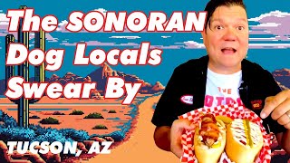 AMAZING MEXICAN STREET FOOD Sonoran Hot Dog in Tucson ARIZONA [upl. by Littell344]