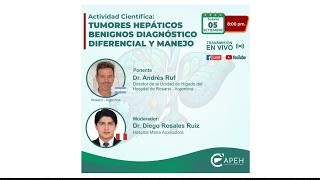 ✅Actividad científica TUMORES HEPÁTICOS BENIGNOS DIAGNÓSTICO DIFERENCIAL Y MANEJO [upl. by Handel]