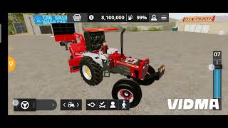 DASHMESH REAPER WITH DASHMESH TROLLY 🔥 FS 20 MOD APK fs20 2024 reaper tudi trolley [upl. by Ailam]