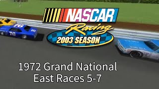 NR2003 1972 Grand National East Season Races 5715 [upl. by Casavant]