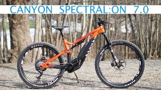 2019 Canyon SpectralOn 70 review  eMTB Videos [upl. by Gujral317]