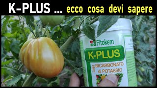 K PLUS il bicarbonato di potassio purissimo [upl. by Elisee]