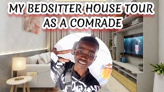 MY BEDSITTER HOUSE TOUR AS A UNIVERSITY COMRADE with some arrangement ideas [upl. by Nilram]