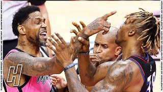 Udonis Haslem Gets EJECTED From Game after HEATED SCUFFLE With Dwight Howard  May 13 2021 [upl. by Stormi]