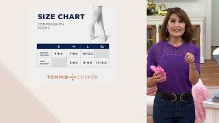 Tommie Copper 6 Pack SnugStay Compression Socks on QVC [upl. by Zebedee]