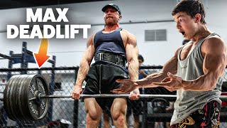 ONE REP MAX DEADLIFT COMPETITION  Whos My Strongest Subscriber Ep 2 [upl. by Aihtenak]