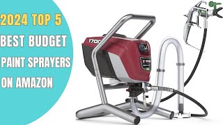 ✅ TOP 5 BEST BUDGET PAINT SPRAYERS ON AMAZON IN 2024 [upl. by Milon]