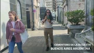 Cementerio de la Recoleta en Buenos AiresEl mas visitado del mundo [upl. by Daniela]