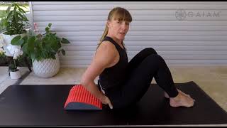 Gaiam Back Stretch amp Extend Pad  Stretch Out Exercise Guide [upl. by Catharina]