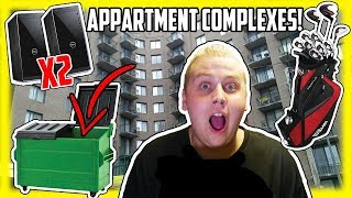 Dumpster Diving At Appartment Complexes AWESOME FINDS [upl. by Hehre]