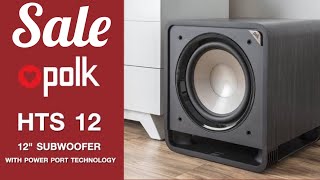 Polk Audio HTS 12 Powerful Room Shaking 200Watts Subwoofer For Sale [upl. by Merriman]