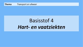 VMBO 4  Transport en afweer  Basisstof 4 Hart en vaatziekten  8e editie [upl. by Rihsab]