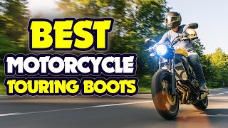 👌Top 5 Best motorcycle touring boots 2022  Popular amp Exclusive Products [upl. by Jayme747]