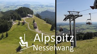 GERMANY Alpspitz mountain amp cable car Nesselwang Allgäu 4K [upl. by Maynord]