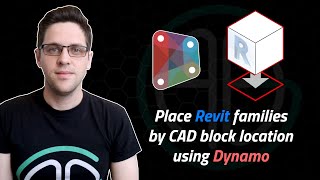 Place Revit families by CAD block location using Dynamo [upl. by Ttelrats]