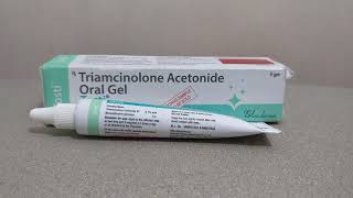 Tosti gel triamcinolone oral gel for mouth ulcers [upl. by Sanchez]