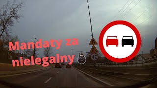 Mandaty za nielegalny znak „zakaz wyprzedzania” w Jedź Bezpiecznie [upl. by Hsetirp886]