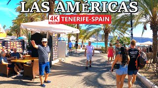 TENERIFE  PLAYA DE LAS AMÉRICAS  Take a look at the Current Situation ☀️ 4K Walk ● January 2024 [upl. by Quillon304]