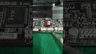 computer motherboard power switch conection gadget computer repair [upl. by Venable]