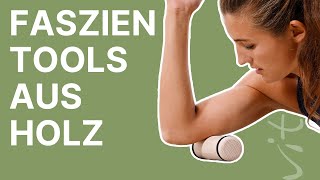 NACHHALTIGE FITNESSGERÄTE  Faszienrolle und Co aus Holz  ARTZT vitality 🍂 [upl. by Meenen]