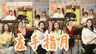 唐音乐队  cover《左手指月》 左手指著月右手取紅線賜給你和我如願的情緣  中國樂器 Chinese music [upl. by Alekim]