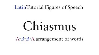 Chiasmus Figures of Speech [upl. by Suki]