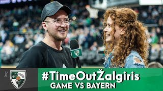 TimeOutŽalgiris Se04 Ep18 Game vs Bayern [upl. by Htiekel]