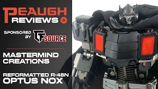 Video Review Mastermind Creations  R48N OPTUS NOX [upl. by Yespmed]