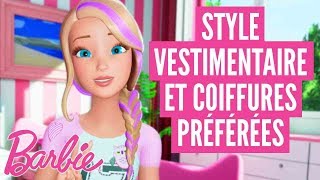 Style vestimentaire et coiffures préférées  Vlogs de Barbie  BarbieFrancais [upl. by Raskind]