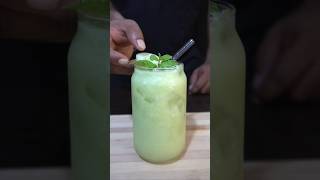 Cucumber Mojito making mocktail drink mixing lemon 7up ice freshjuice recipe healthy [upl. by Eentruok881]