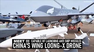 MEET  Chinas New Wing Loong X drone armed with anti ship missiles at Zhuhai Airshow [upl. by Cirilla]