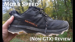 BEST Hiking Trainers Merrell Moab Speed Review [upl. by Kenta29]