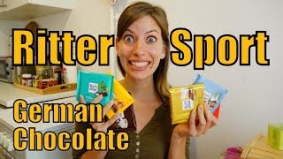 Ritter Sport  German Chocolate Taste Test [upl. by Emmott]