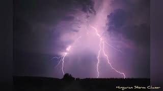 July 17 2024  Lightningstrike near Tinnye 🇭🇺⚡️📸 [upl. by Jessalyn]