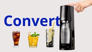 Turn Your Sparkling Water Into Your Favorite Soft Drink  SodaStream  Sparkling Water Maker [upl. by Aihsatan]