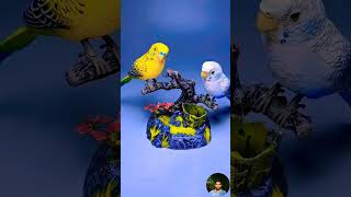 Birds Parakeet Lovely 2units parrot Electric artificial bird toys Singing birds shorts gadgets [upl. by Coffey556]