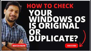 How to Check your Windows OS is Original or Duplicate  Genuine Windows 10 or 11 Os or not [upl. by Doownil]