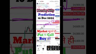 Monday 16 December  Nifty Prediction For Tomorrow  Market Prediction 16 Dec 2024  Nifty 50 [upl. by Kaila]