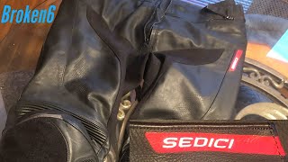 SEDICI Corsa leather pants review [upl. by Eirrak]