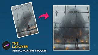 A Wlop painting  The layover process [upl. by Albertina]