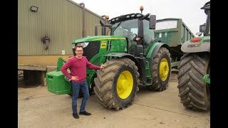 Checking out the new JOHN DEERE 6250R [upl. by Attenrad]