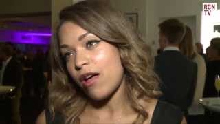 Antonia Thomas Interview Sunshine On Leith Premiere [upl. by Jopa854]