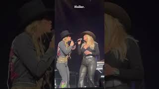 Lainey Wilson amp Miranda Lambert perform unreleased song ‘Good Horses’ live at Vegas Show ❤️‍🔥 [upl. by Rustin]