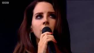 Lana Del Rey Young And Beautiful Live At Glastonbury 2014 [upl. by Nemzzaj4]