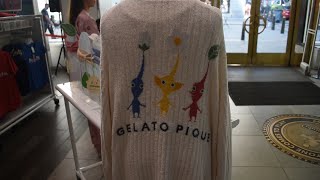 Gelato Pique x Pikmin Launch at Nintendo NY [upl. by Naman]