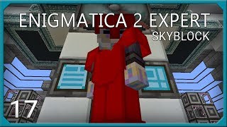 Enigmatica 2 Expert Skyblock EP17 Wither Farm Automation  Supremium Armor [upl. by Ynatirb509]